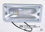 Bus Grey Recessed Rectangular Dome Lamp Light